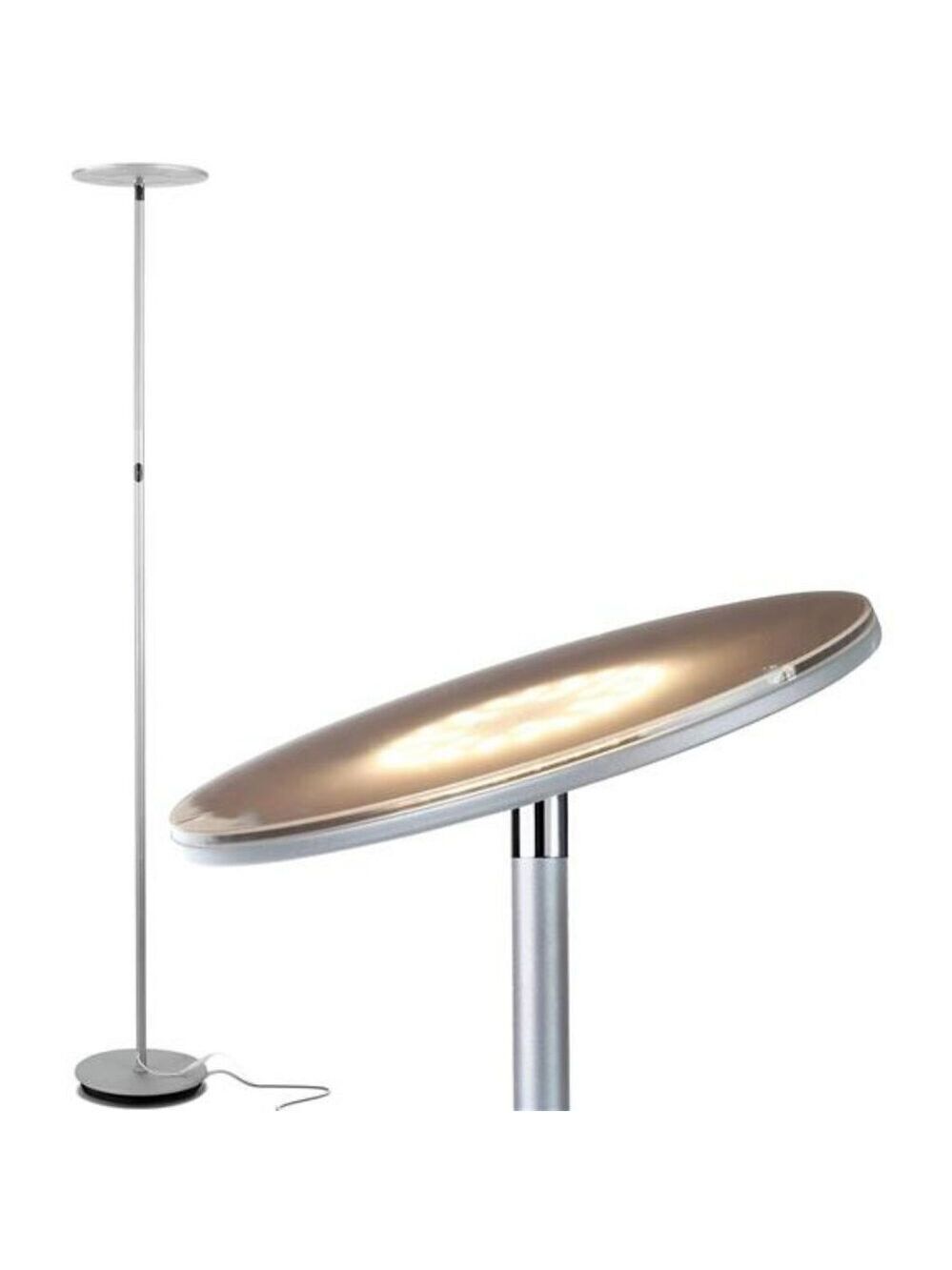 Brightech Sky LED Floor Lamp Dimmable Tall Standing Light for Living Room